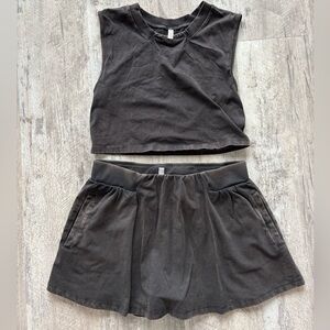 Free people movement hot shot skort set
